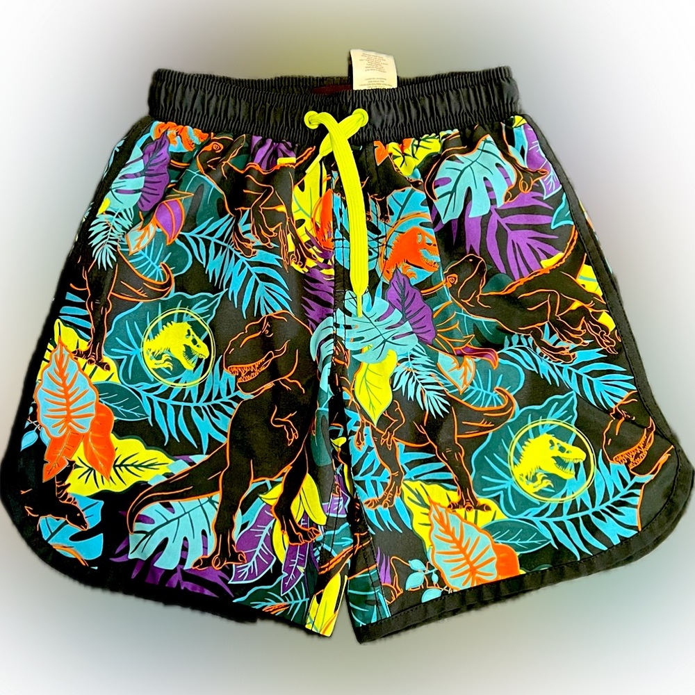 JURASSIC WORLD | 8 | boys | 🦕 Dinosaurs | Swim Trunks w/net |